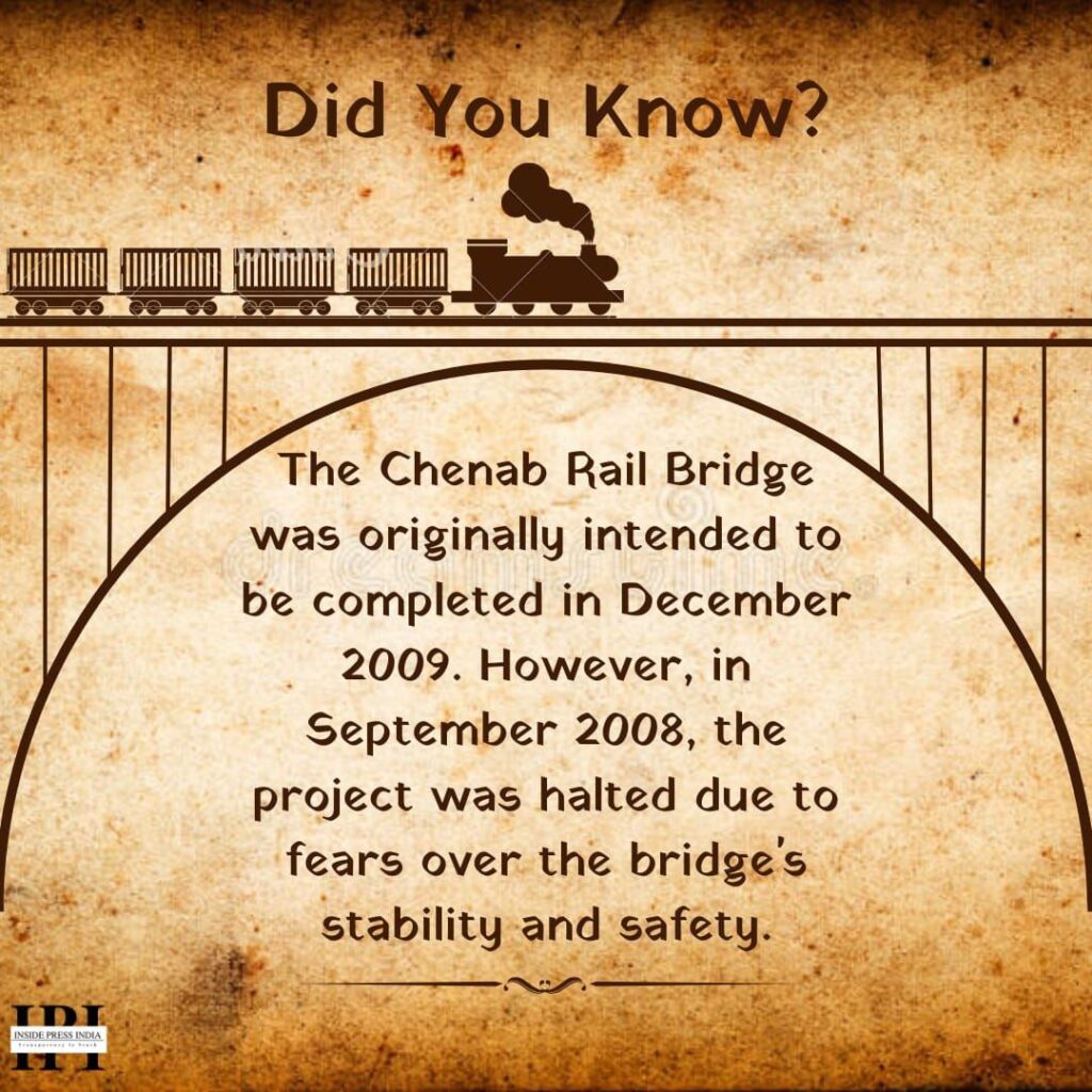 chenab rail bridge facts